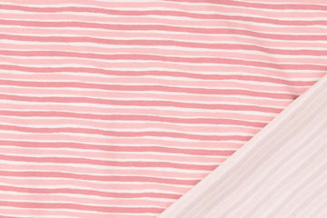 Jersey mit Streifen, rosa, gestreift, 0,5 m